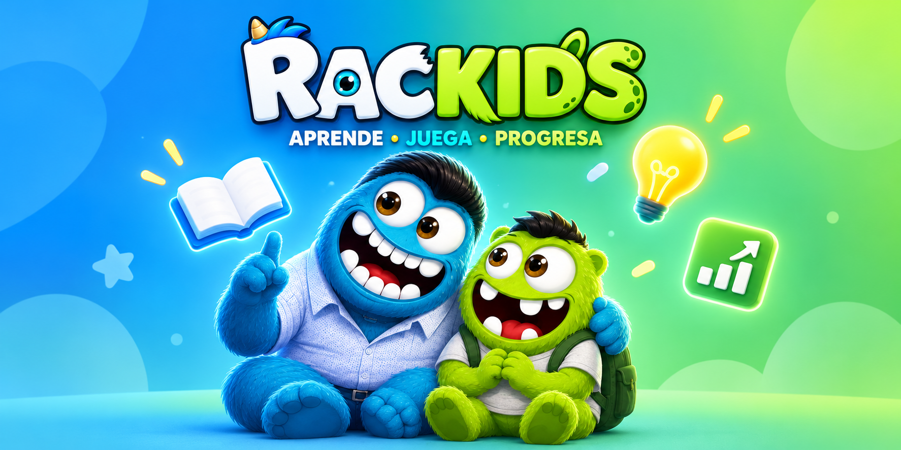 Juanjito y Enzo juntos en el universo de Rackids
